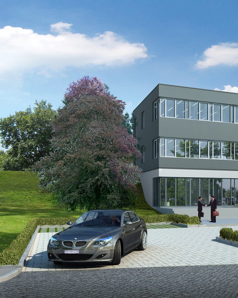 Apartment building. Stuttgart,  Germany