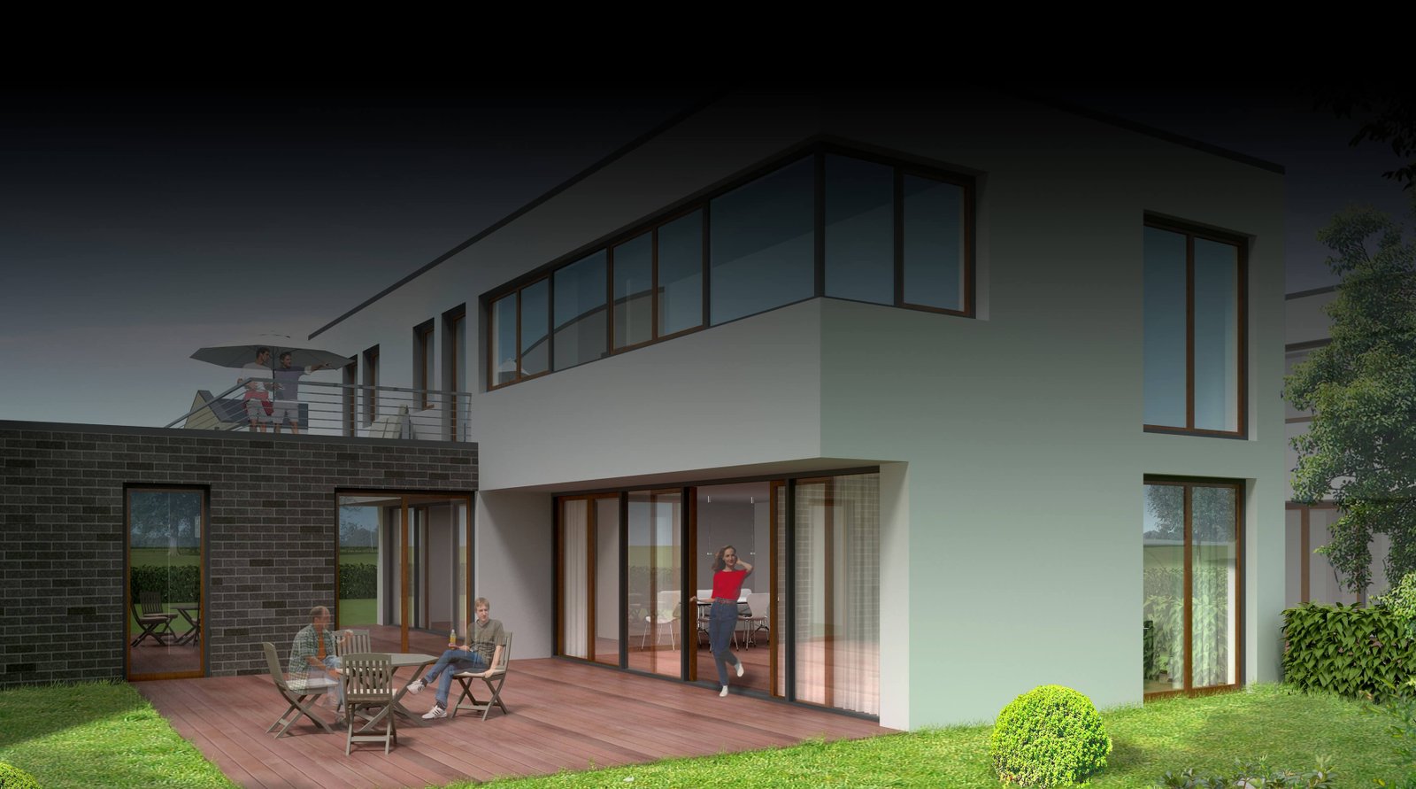 New design for a country house